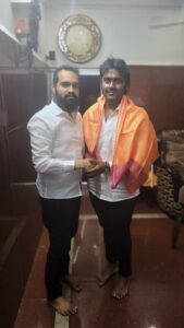 National Journalist & Media Advisor Samaran With Thiru.Vijaya Prabhakaran