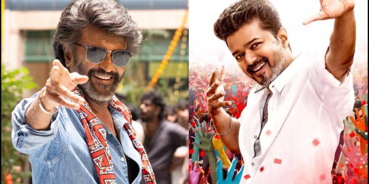 ‘கூலி’ மற்றும் ‘ஜனநாயகன்’ திரைப்படங்களின் வணிகப் போட்டி: 10 கோடி ரூபாய் வித்தியாசம்