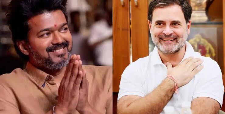 2026 தமிழ்நாடு சட்டமன்றத் தேர்தல்: ராகுல் காந்தி, தமிழக வெற்றி கழகத்துடன் கூட்டணி ஆலோசனை?