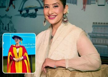 நடிகை மனிஷா கொய்ராலாவுக்கு இங்கிலாந்து பிராட்போர்டு பல்கலைக்கழகத்தில் கௌரவ டாக்டர் பட்டம் வழங்கப்பட்டது