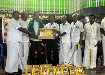 கமுதியில் நடைபெற்ற ஆன்மீகச் சொற்பொழிவு: பார்வர்ட் பிளாக் கட்சியின் வீழ்ச்சிக்கு திராவிடக் கட்சிகளின் சூழ்ச்சியே காரணம் – பசும்பொன் பாண்டியன்