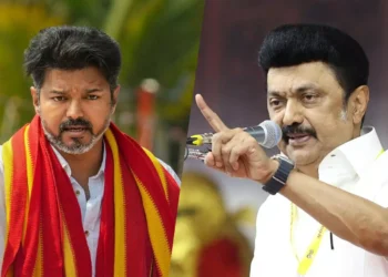 2026 சட்டமன்றத் தேர்தல்: தென் மாவட்டங்களில் திமுக முன்னிலை, தவெக இரண்டாமிடம் – ஜனநாயகன் கருத்துக்கணிப்பு