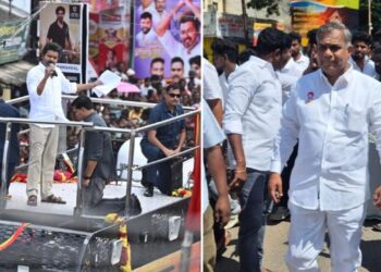 கரூர் மற்றும் நாமக்கல்லில் த.வெ.க பிரச்சாரக் கூட்டங்களால் சர்ச்சை: நிர்வாகிகள் கைது, வழக்குப் பதிவு, நீதிமன்றத்தில் அனல் பறக்கும் விவாதம்!