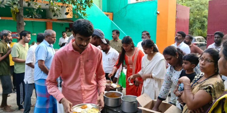 திருவள்ளூர் வேவ்ஸ் மனநலக் காப்பகத்தில் இன்று சிறப்பான அன்னதான நிகழ்ச்சி நடைபெற்றது.