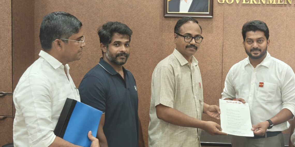 கனிமவள முறைகேடுகள் குறித்து அமைச்சர் டி.கே. பிரபுவிடம் அறப்போர் இயக்கம் மனு