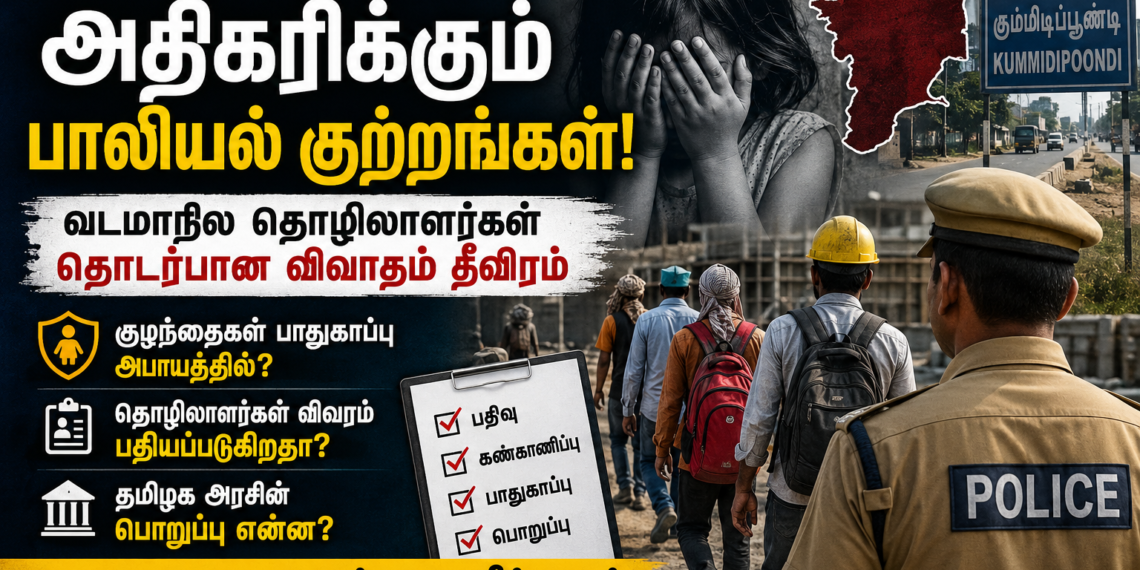 தமிழகத்தில் அதிகரிக்கும் பாலியல் மற்றும் குற்றச் சம்பவங்கள்: வடமாநில தொழிலாளர்கள் தொடர்பான விவாதம் மீண்டும் தீவிரம்