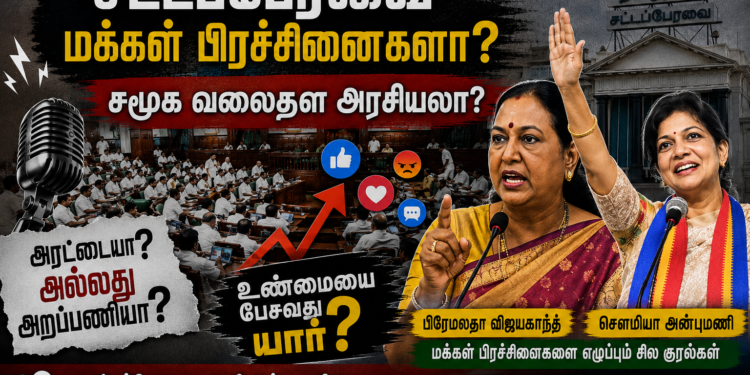 தமிழக சட்டப்பேரவை: மக்கள் பிரச்சினைகளா? சமூக வலைதள அரசியலா? – அரசியல் உரையாடலின் தரம் குறித்து எழும் கேள்விகள்