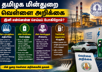 தமிழகத்தின் மின்துறை மறுசீரமைப்பு: உற்பத்தி முதல் வருவாய் உயர்வு வரை புதிய செயல்திட்டங்கள் – வெள்ளை அறிக்கை கூறுவது என்ன?
