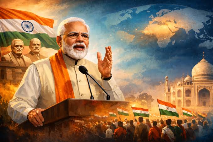 நவீன பாரதத்தின் ‘யுக புருஷர்’ – பிரதமர் நரேந்திர மோடியின் வரலாற்றுச் சாதனை