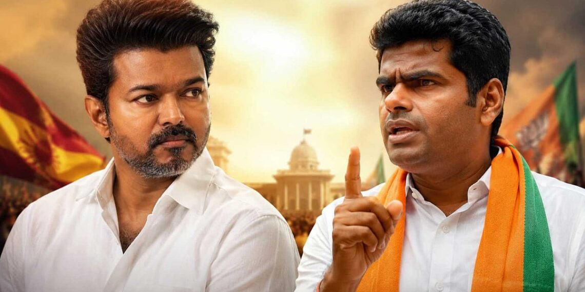 திமுக – அதிமுகவின் விஜய் எதிர்ப்பு எடுபடுகிறதா? அந்த அரசியல் இடைவெளியை நிரப்ப அண்ணாமலை திட்டமிடுகிறாரா?