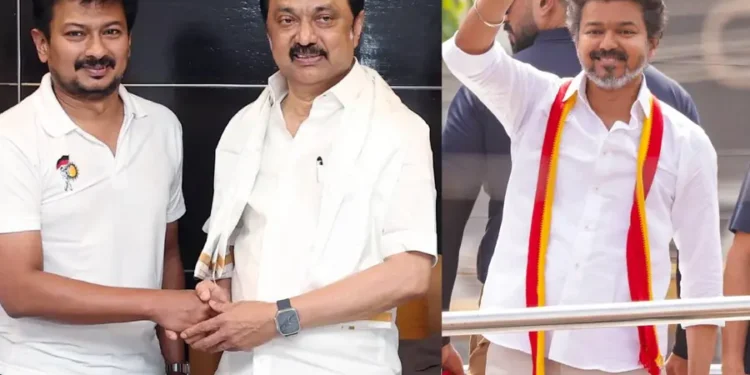 விஜய் – உதயநிதி: இரு துருவங்களாக மாறுகிறதா தமிழக அரசியல்?