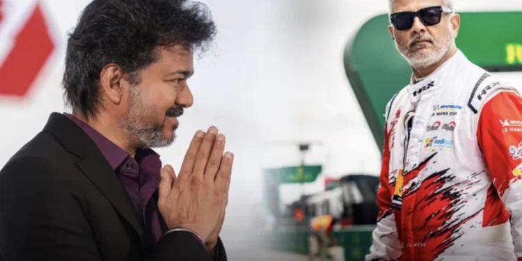 சில்வர்ஸ்டோனில் விஜய்–அஜித்: ரசிகர் மோதலைத் தாண்டி உலக அரங்கில் தமிழ்நாட்டின் புதிய தருணம்!