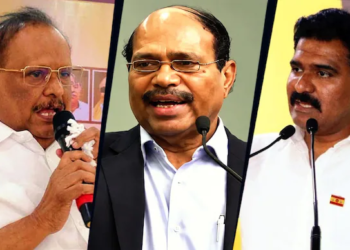 வீரமணி போக்சோ வழக்கு: “வீடியோ குறித்து முன்னாள் அமைச்சருக்கு எப்படித் தெரியும்?” – TVK கேள்வி; DMK பதிலடி