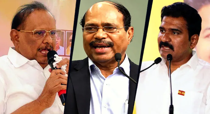வீரமணி போக்சோ வழக்கு: “வீடியோ குறித்து முன்னாள் அமைச்சருக்கு எப்படித் தெரியும்?” – TVK கேள்வி; DMK பதிலடி