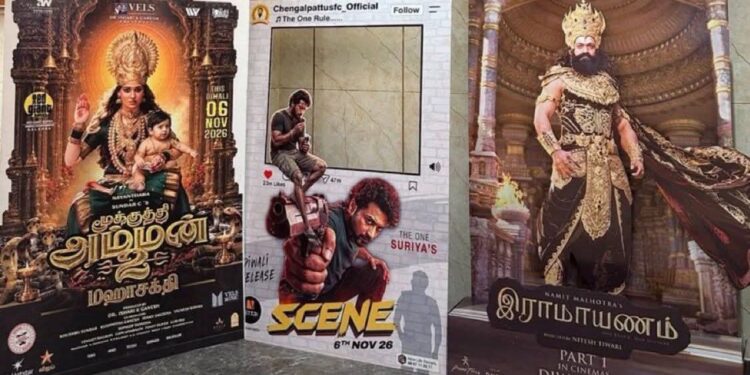 தீபாவளி திரையரங்கப் போட்டி: சூர்யாவின் ‘சீன்’, நயன்தாராவின் ‘மூக்குத்தி அம்மன் 2’, ‘ராமாயணம்’ படங்களுக்கு இடையே கடும் மோதல்!
